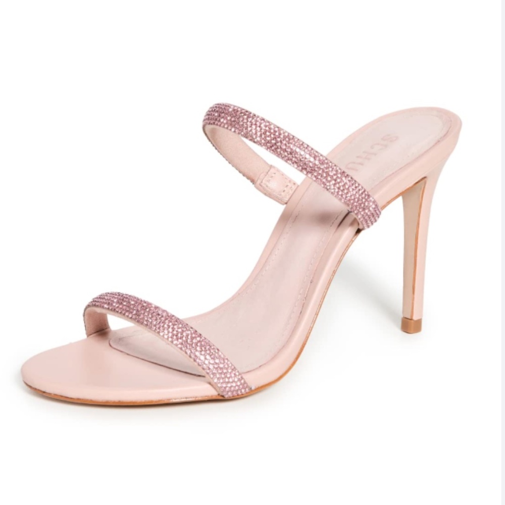 Schutz Taliah Crystal Sandal Heel